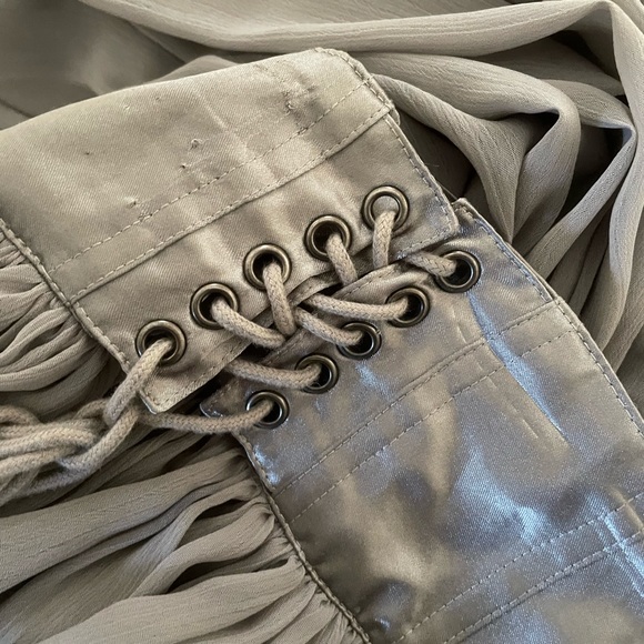 Chiffon ballet core multilayered grey skirt - Picture 4 of 4